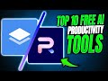 Top 10 Free AI Tools That Boost Daily Productivity