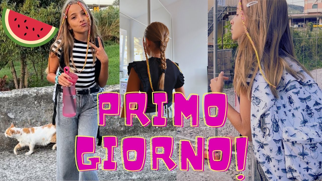 PRIMO GIORNO DI MEDIE!! 😱😰😍✨BACK TO SCHOOL VLOG📸🏫