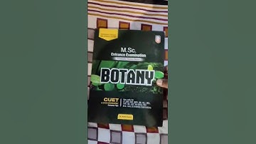 Cuet pg botany best book # dr. Anshu gupta