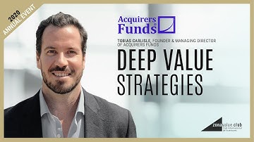 TOBIAS CARLISLE ► Apply a permanent strategy based on deep value [ANNUAL EVENT 2020]
