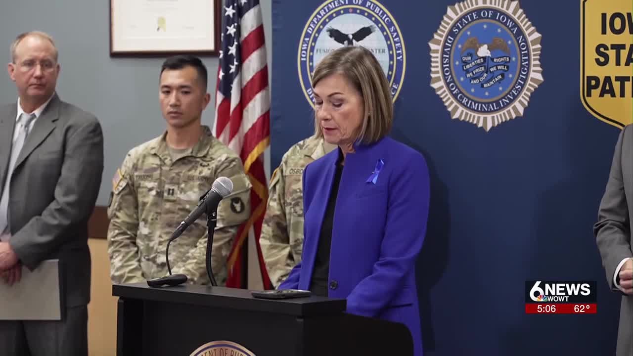 Gov. Reynolds provides update on Iowa National Guard at U.S. Southern ...