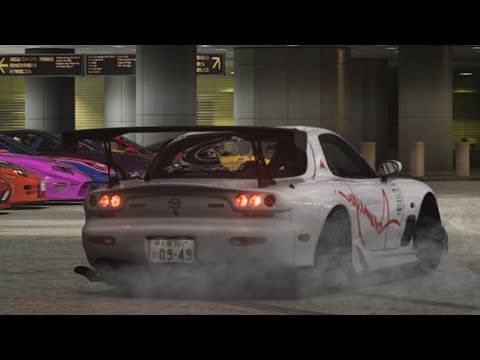 funny rx7 drift