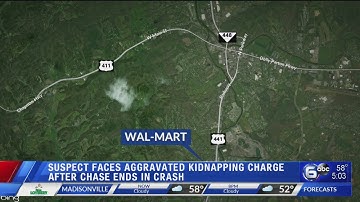 Sevierville chase ends in crash