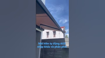 Mái hiên tự động nhập khẩu nguyên chiếc của AGS nhập khẩu nguyên chiếc - thietbitudongAGS.com