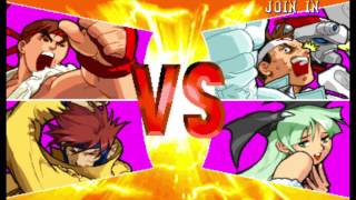 Marvel vs Capcom 1 ( Arcade ) - Ryu / Gambit Playthrough ( Oct 15, 2016 )