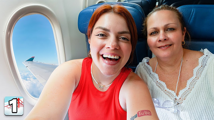 This was my mother's first trip to the United States - Day 1