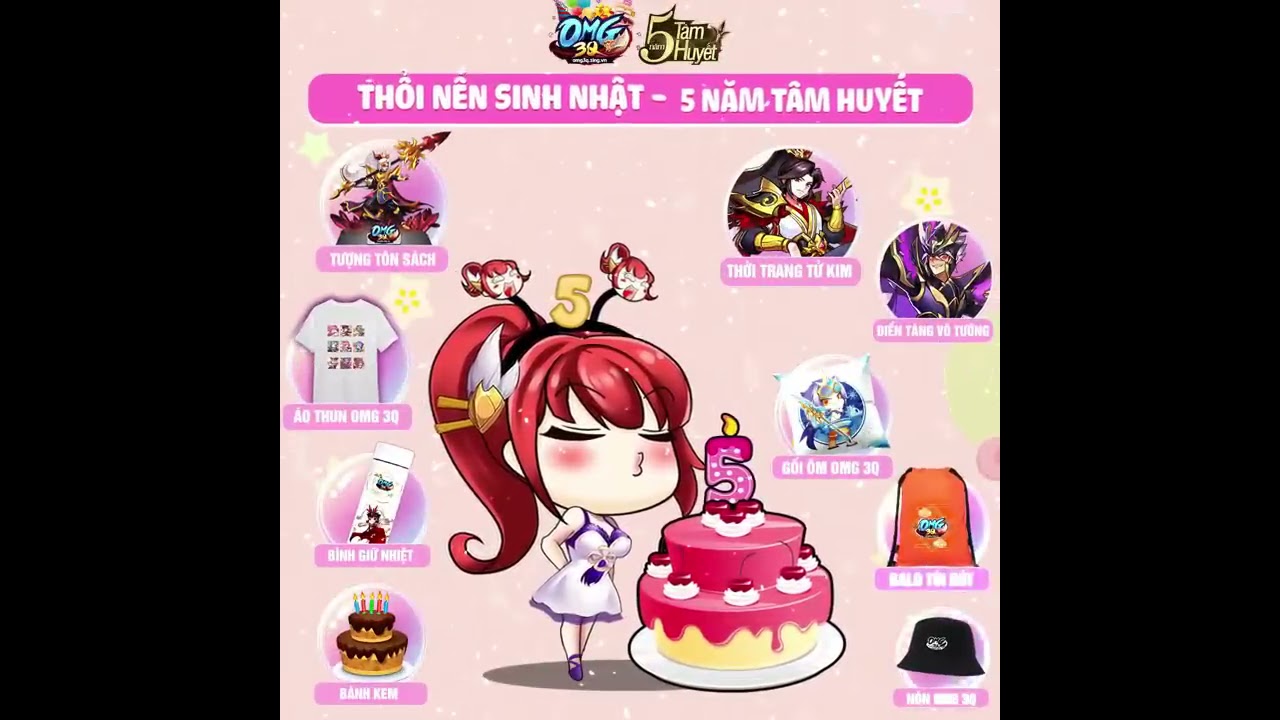 SỰ KIÊN ĐẶC BIỆTĐẠI TIỆC SINH NHẬT OMG 3Q 3 TUỔI   SỰ KIÊN ĐẶC  BIỆTĐẠI TIỆC SINH NHẬT OMG 3Q 3 TUỔI   Sinh nhật OMG 3Q 3 tuổi