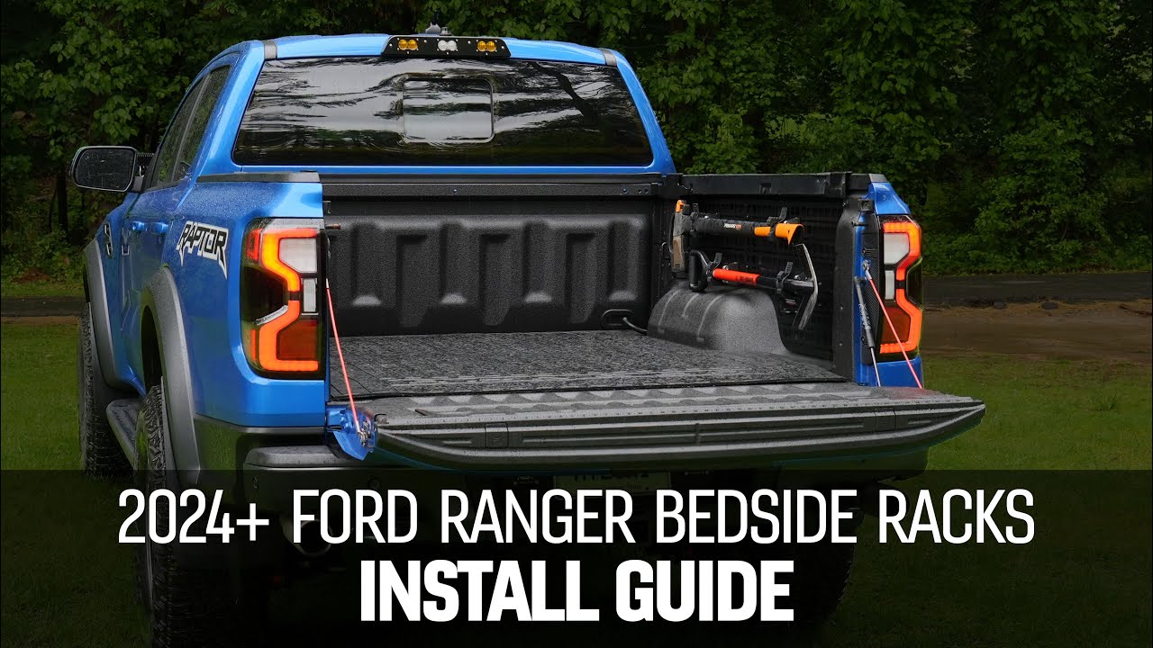 2024+ Ford Ranger/Raptor Bedside Rack MOLLE Panel Kit Install Guide ...