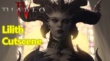 Diablo 4 Lilith cutscene, introduction at church