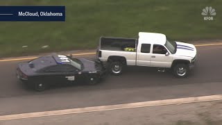 Truck Flips During High Speed Chase...And Keeps Going