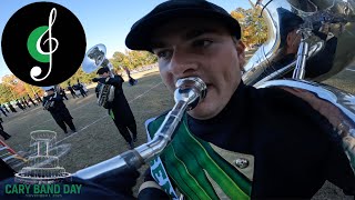 Cary High School Marching Band 2025 | Sousaphone Face Cam | Caleb Taylor | Cary Band Day