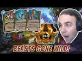 This Beast Package Hunter Run was UNSTOPPABLE! - Hearthstone Arena