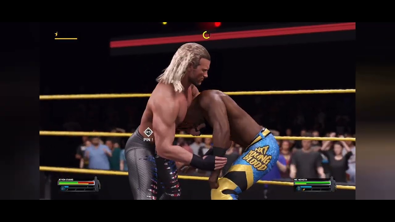 WWE 2K25 Jevon Evans vs Nic Nemeth for the TNA International Championship.