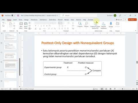 Video: Dapatkah desain eksperimen semu diacak?