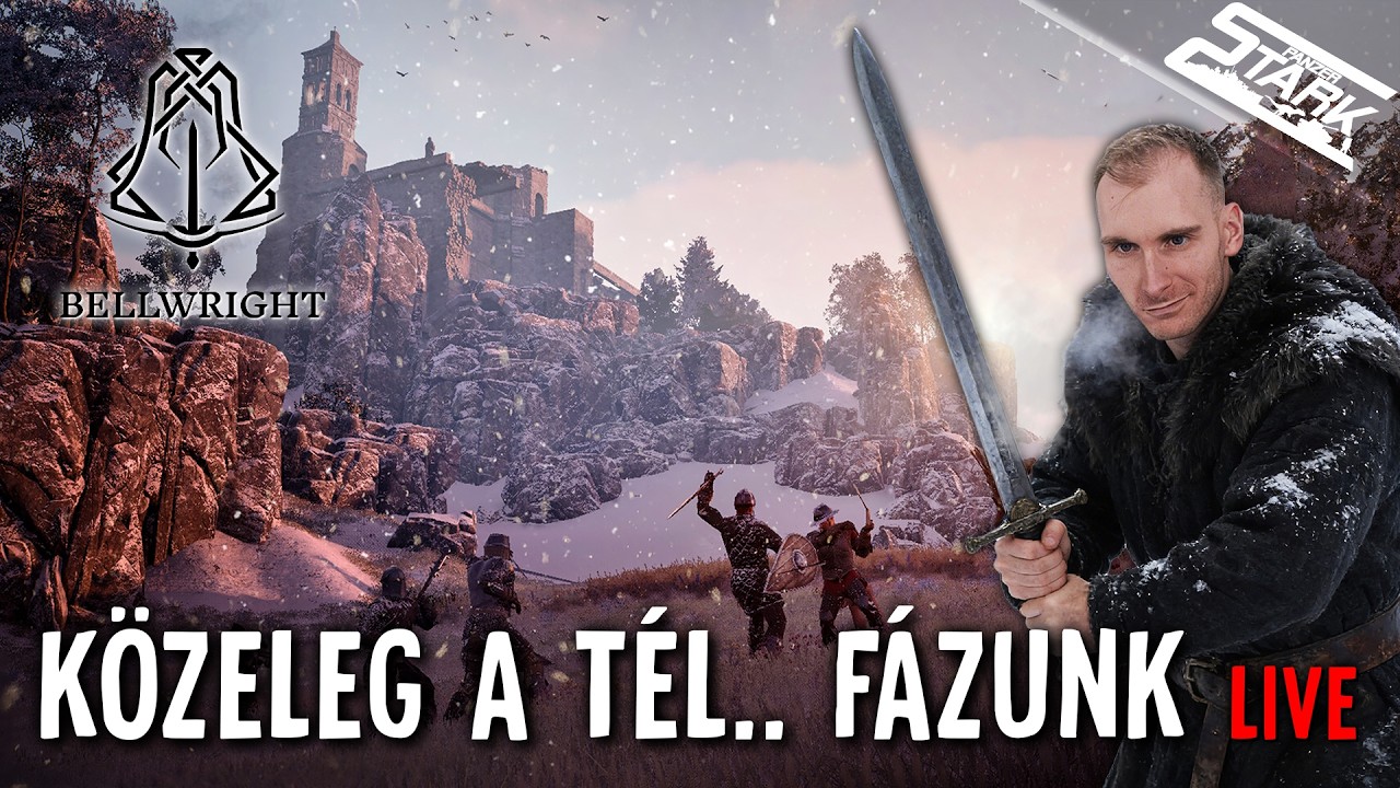 Közeleg a TÉL! Befagy a Valagunk?! - Bellwright #2 - Stark LIVE