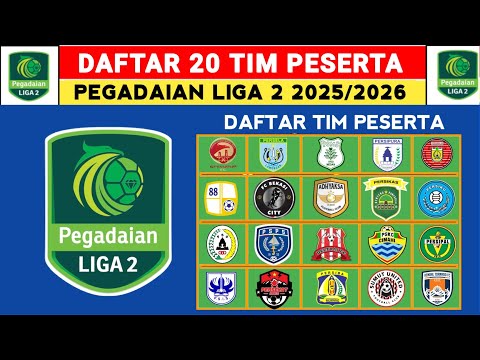 JPDEWA x betmaxwin - LENGKAP! Daftar 20 Tim Peserta Liga 2 Indonesia 2025 - PSIS,PSS,Barito - Liga 2 Indonesia 2025