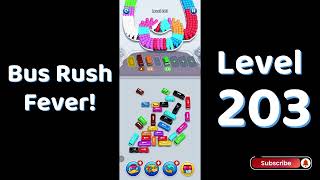 🎮 Bus Rush Fever Level 203 Walkthrough 🚍 | Traffic Puzzle Gameplay | Solutionguruji screenshot 3