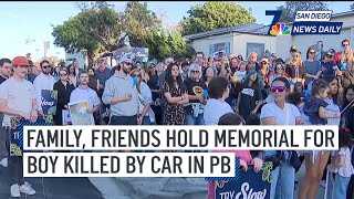 Family, friends gather to remember boy killed by driver in PB | San Diego News Daily