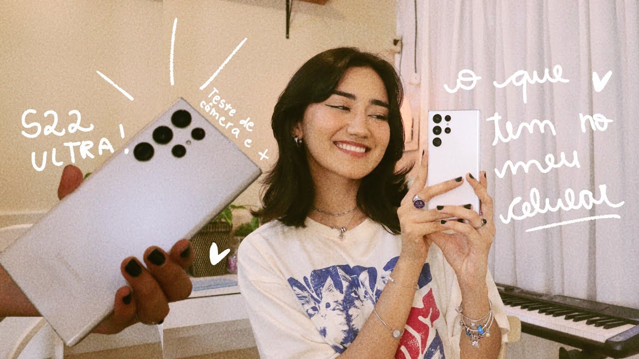o que tem no meu celular? // s22 ultra da samsung 🤳apps, teste de câmera, stories e dicas de edição