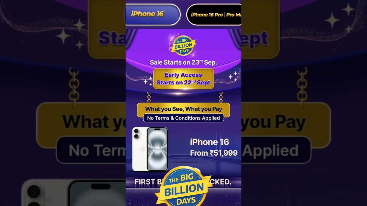 iPhone 16 BBD Sale Order Trick || Iphone 16 in Flipkart Big Billion Day Sale