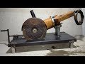 Make your own large angle grinder stand and metal chop saw