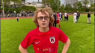 Georg Beloglasow, Mittelfeldspieler des FC Bitburg, nach dem 0:0 gegen Rot-Weiss Wittlich