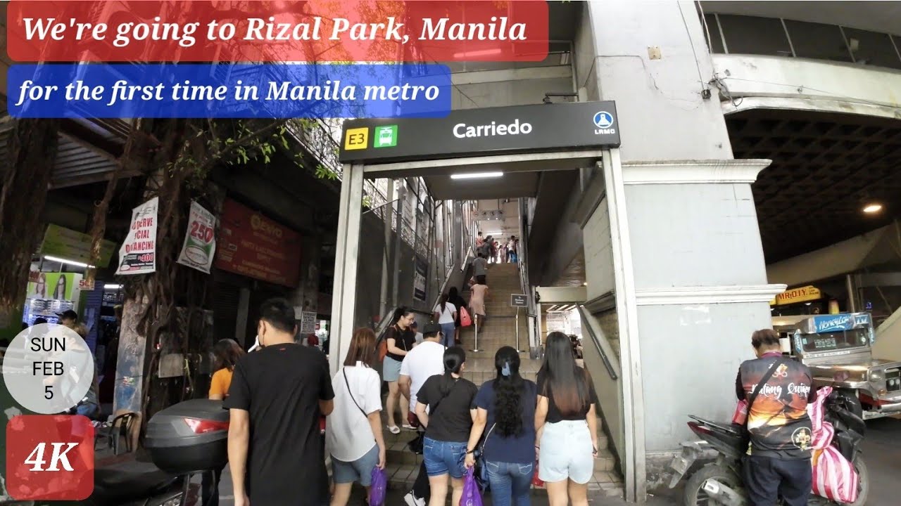 Metro Rizal We're going to Manila Rizal park in weekend. For the First Time in ...