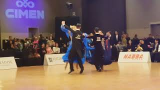 2018Korea open  open Professional ballroom  Andrea Ghigiarelli&Sara Andracchio  Quick step