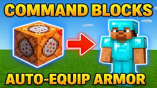 Famous Auto Equip Diamond Armor with Commands in Minecraft Bedrock Edition! Net Worth