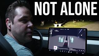 Ghost Hunting in a Cybertruck- We Captured Evidence of Ghosts Using the Autopilot Software!