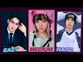 How many hybe artists do you know from easy to hard  name the kpop idol challenge 2024