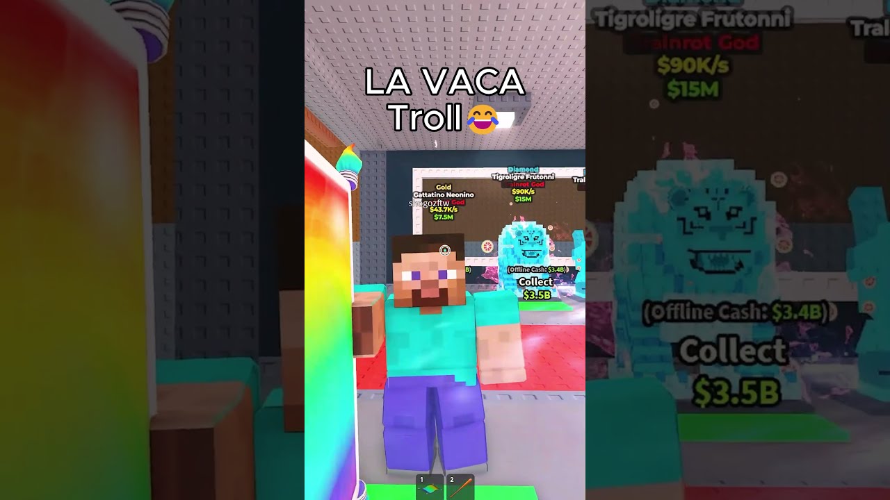 LA VACA TROLL In Steal A Brainrot Roblox Update No Script Noob To Pro Tips Guide Stealabrainrot