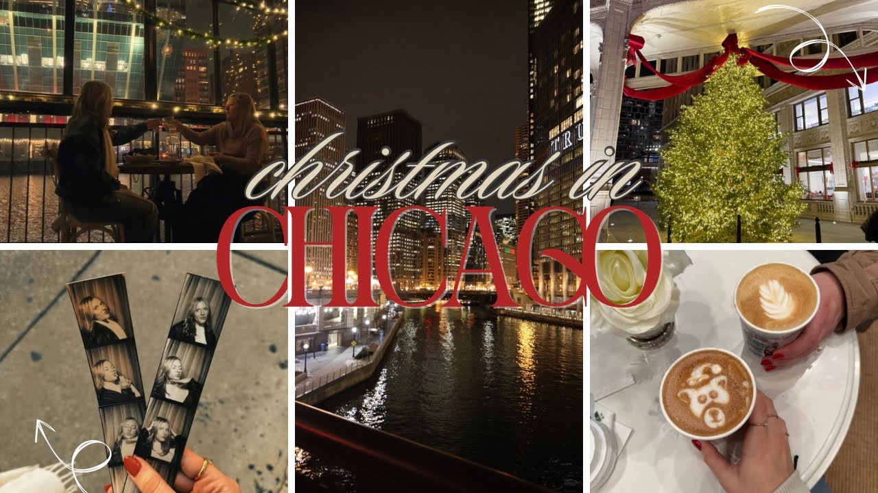 Christmas in Chicago🎄🏙️shopping, dinner, pictures, etc!