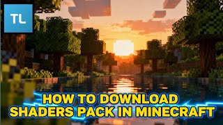 How to Install Shaders in Minecraft TLauncher – Easy Step-By-Step Guide (2025) #minecraft