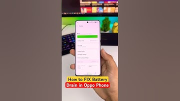 How to FIX Battery Drain in Oppo Mobile