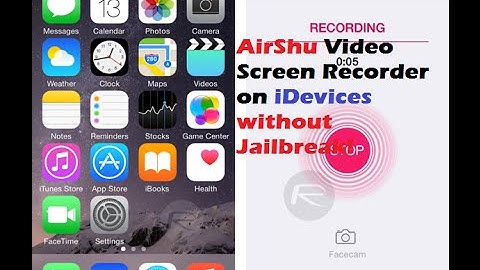 How to install AirShu Video Screen Recorder on iDevices without Jailbreak!