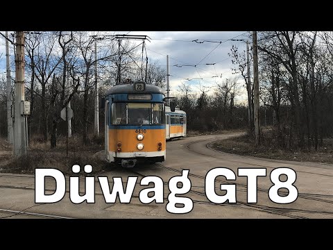 Düwag GT8 in Sofia, Bulgaria [February 2020]