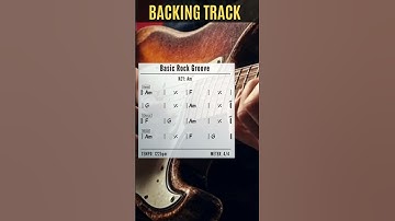 Basic Rock Groove Backing Track - A minor |  122bpm