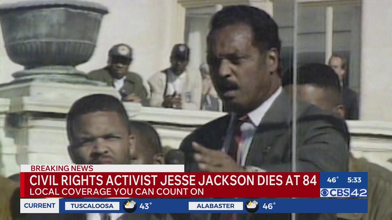 Civil rights leader Jesse Jackson dies at age 84