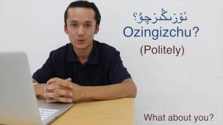 Learning Uyghur in four minutes