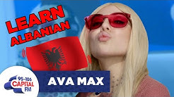 Ava Max Teaches Us How To Speak Albanian π¦π± | FULL INTERVIEW