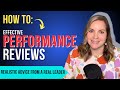 Performance review tips for managers  8 tips to create an effective conversation