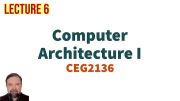 Chapter 2: instructions language of the computer - Lecture 6 - CEG2136