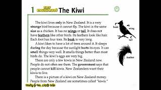 Unit 1: Lesson 1: THE KIWI (Facts & Figures) By Ven. LONG Sokea #Facts&Figures #englishpractice