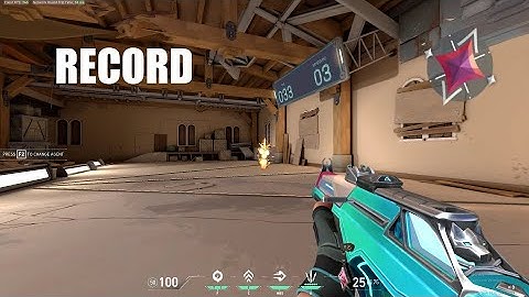 HIGHSCORE 33 SECOND 50 BOTS - Valorant Range