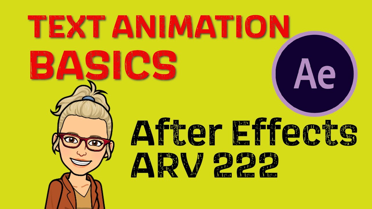 Text Animator Basics After Effects Tutorial - YouTube