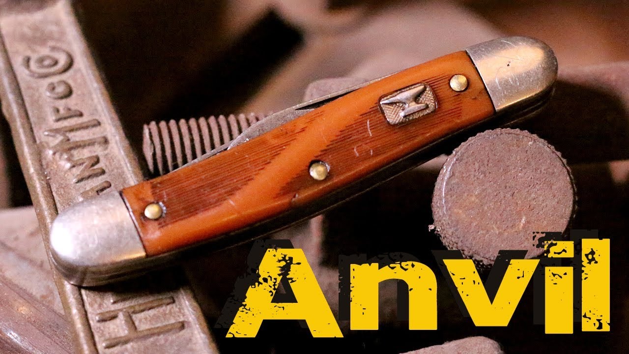 Vintage Anvil U.S.A. Colonial Jack  ᴘᴏᴄᴋᴇᴛᴋɴɪғᴇ 👍 🙂