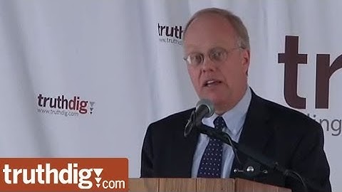 Chris Hedges - "The Myth of Human Progress and the Collapse of Complex Societies" - Full Speech