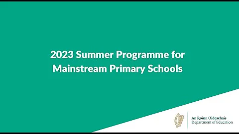 2023 Summer Programme for Mainstream Primary Schools - DayDayNews