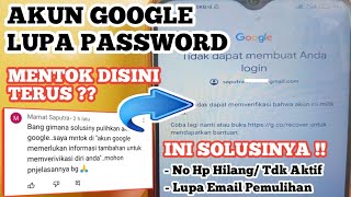 Cara Mengembalikan Akun Google Yang Lupa Kata Sandi 2022 | Akun Google Lupa Password